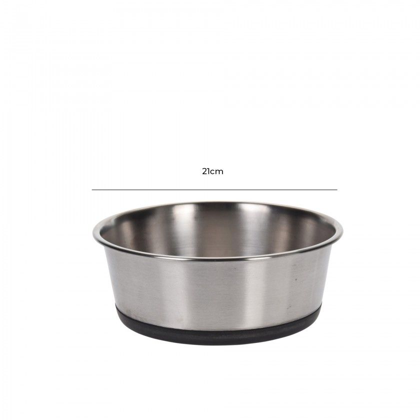 Comedouro Animal Inox 21CM Comedouro Animal Inox 21CM
