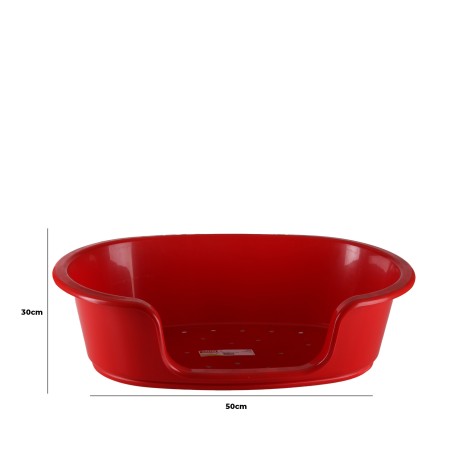 Cama Animal Plástico Vermelho 70X44X21cm - Image product
