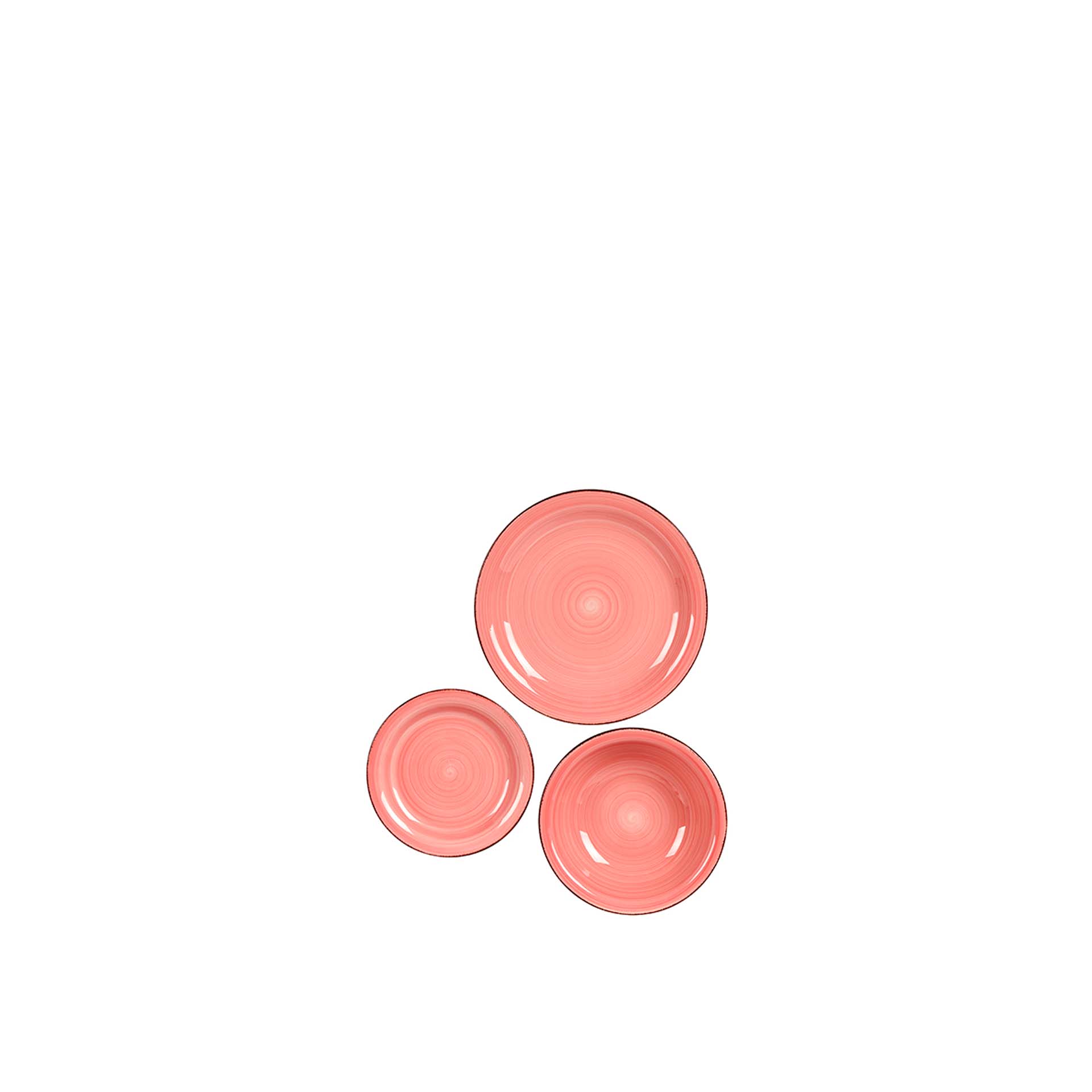 Serviço Mesa Grés Rosa 18 Peças