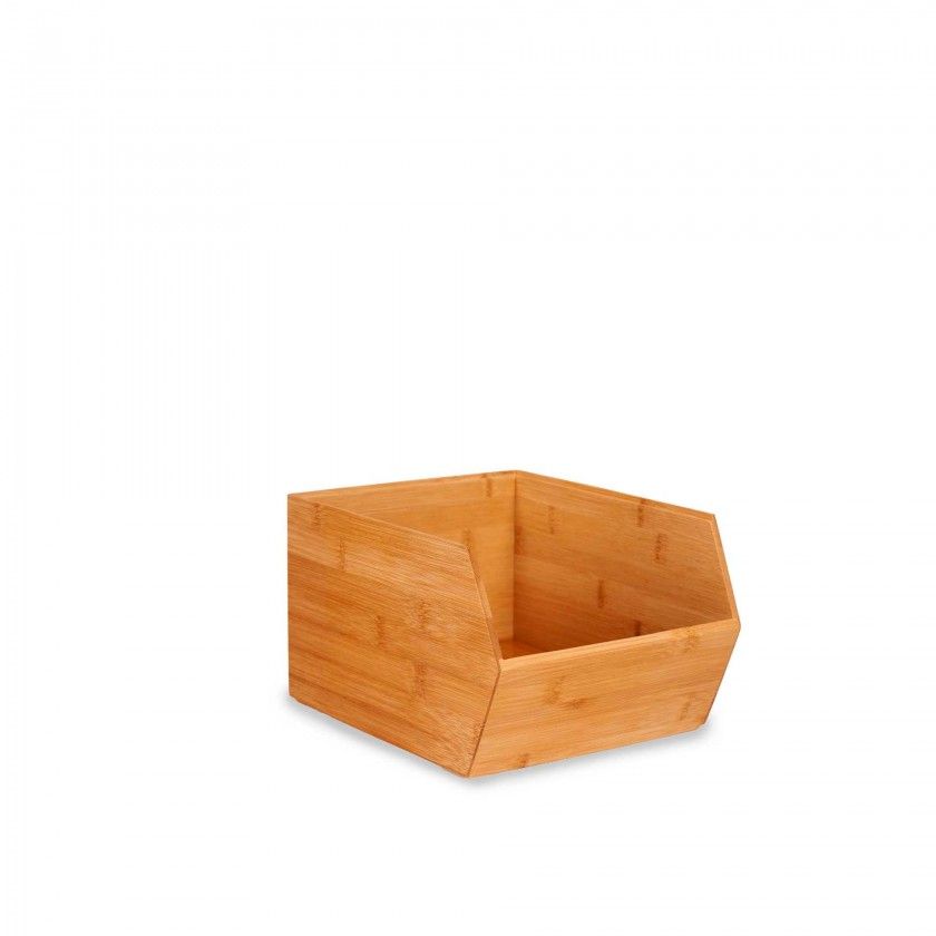 Caixa Empilhvel Bambu 25X20X15cm
