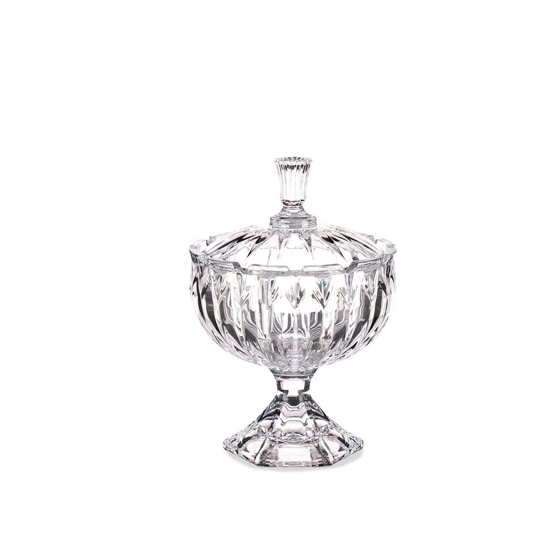 Bomboneira com Pé Folhas 16.5cm