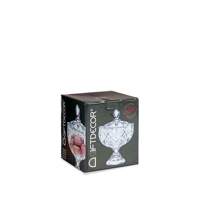 Bomboneira com Pé Diamante 16.5cm Bomboneira com Pé Diamante 16.5cm