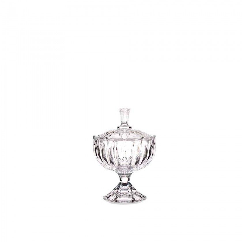 Bomboneira com Pé Diamante 16.5cm Bomboneira com Pé Diamante 16.5cm