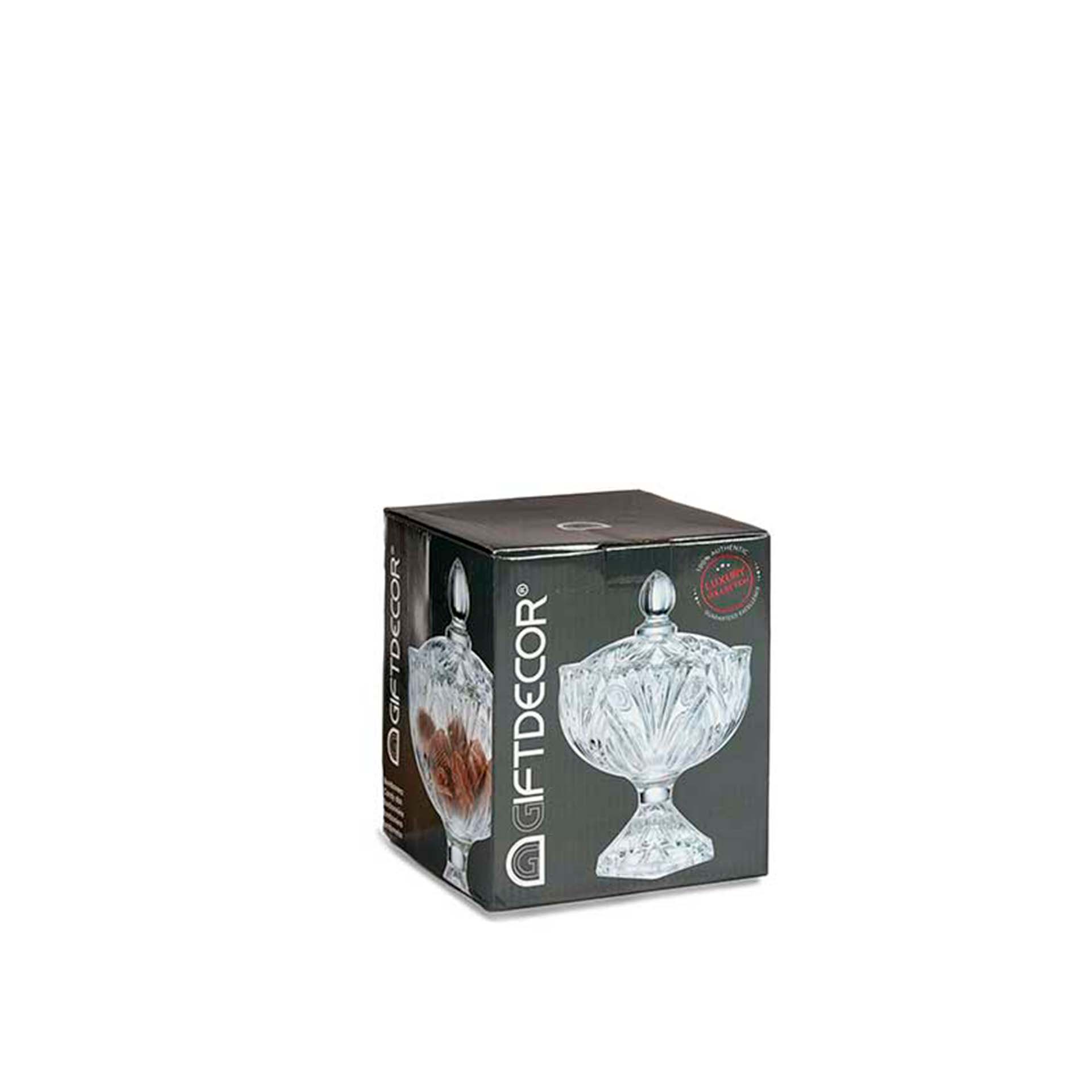 Bomboneira com Pé Folhas 16.5cm