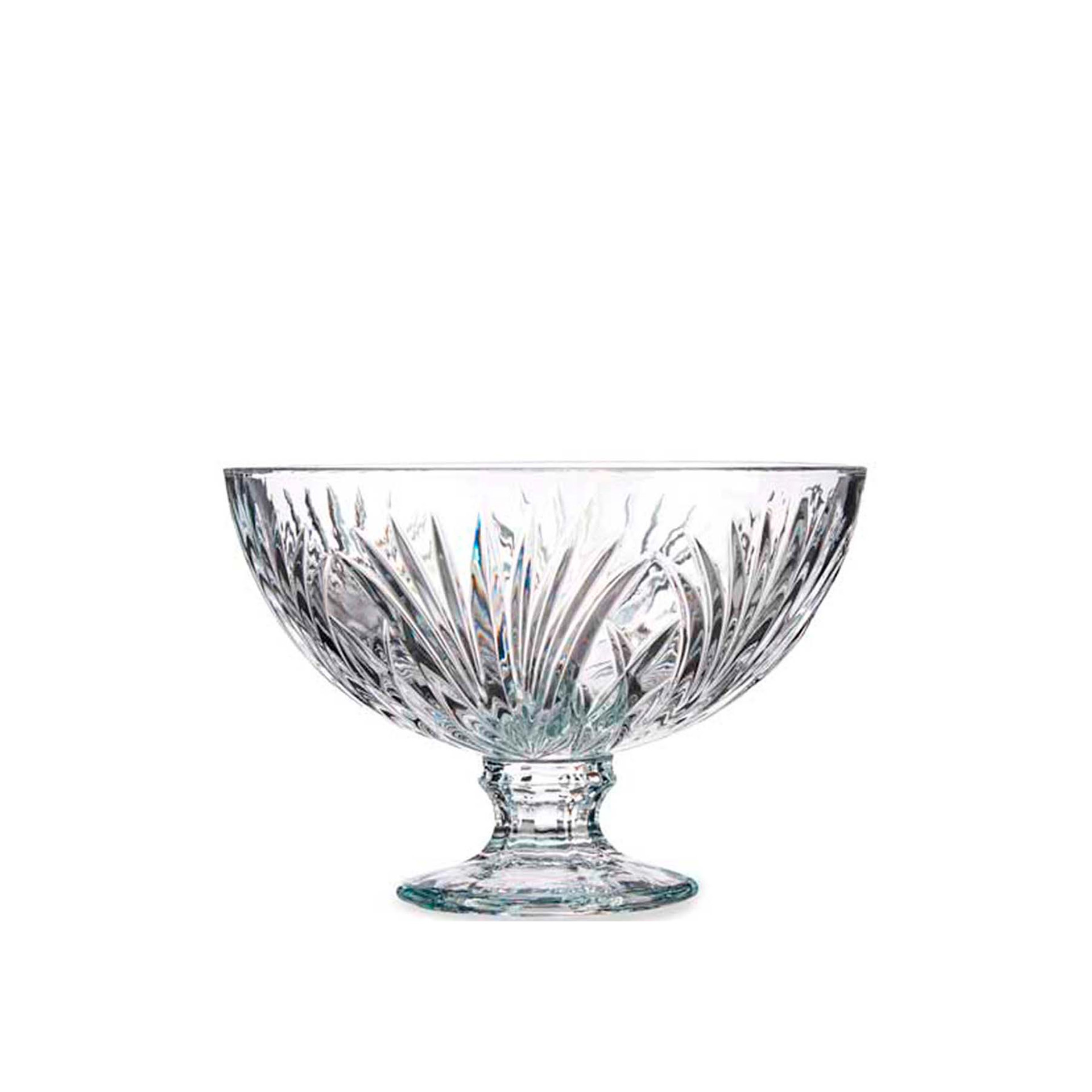 Centro Mesa com Pé Folhas 22.3X15cm