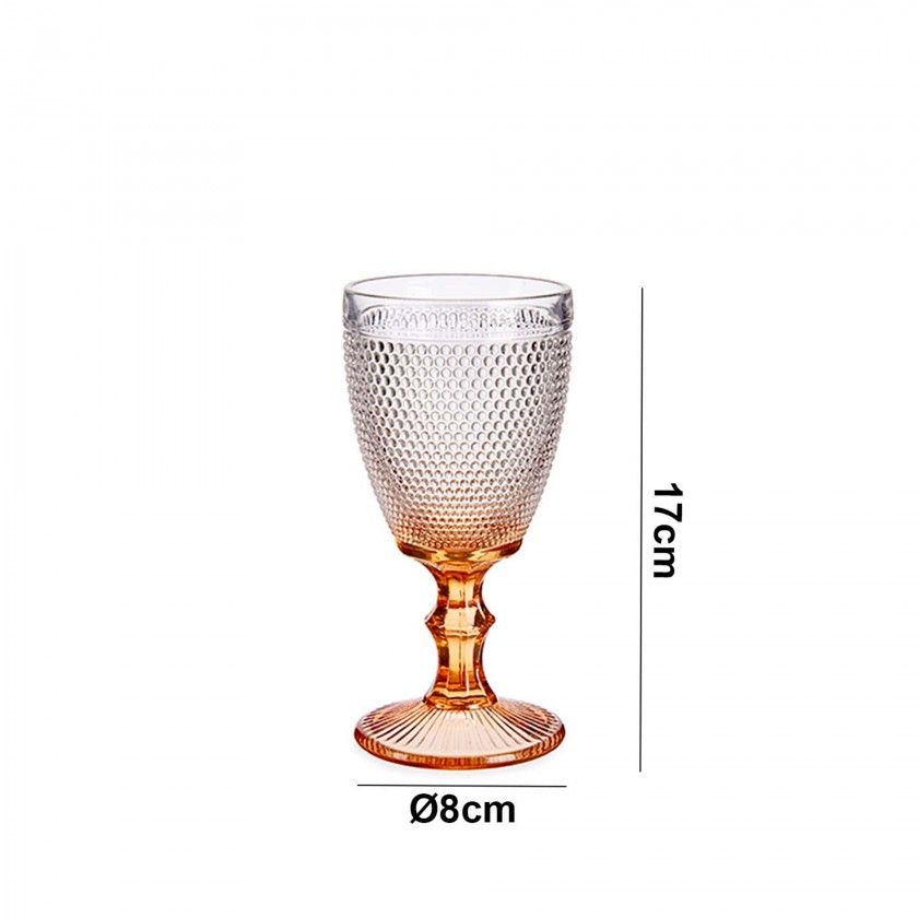 Copo Picotado Special com P Ambar 33cl 9X16.5cm Pack 6