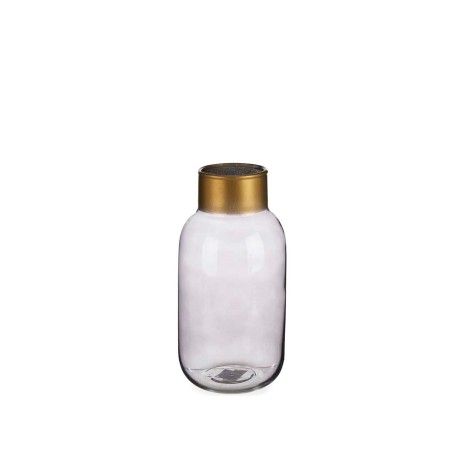 Jarra Vidro Liso Cinza / Ouro 11.5X24.3cm - Image product