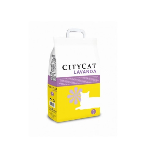 Areia Gato Lavanda Citycat 5kg - Image product