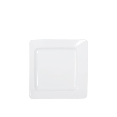 Prato Raso Eclipse Quadrado Branco