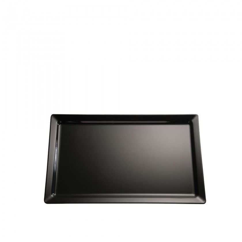 Tabuleiro Melamina Pure Aps Preto 60X40X3cm