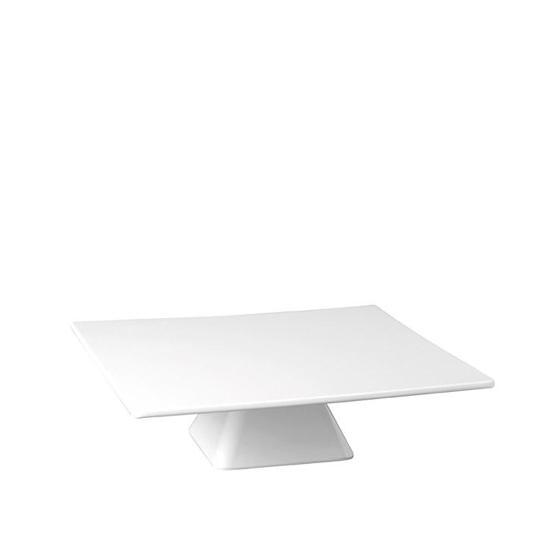 Prato Bolo com Pé Melamina 31X31X8cm