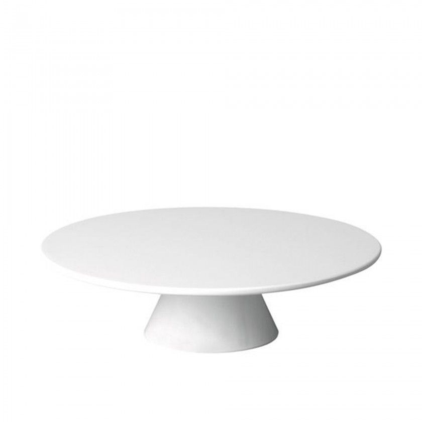 Prato Bolo com Pé Melamina 31X8cm Prato Bolo com Pé Melamina 31X8cm