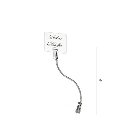 Cabo Metal Flexível para Etiquetas 2 Grampos - Image product