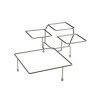 Suporte Buffet Inox 4 Divisões 39X39X17cm Suporte Buffet Inox 4 Divisões 39X39X17cm