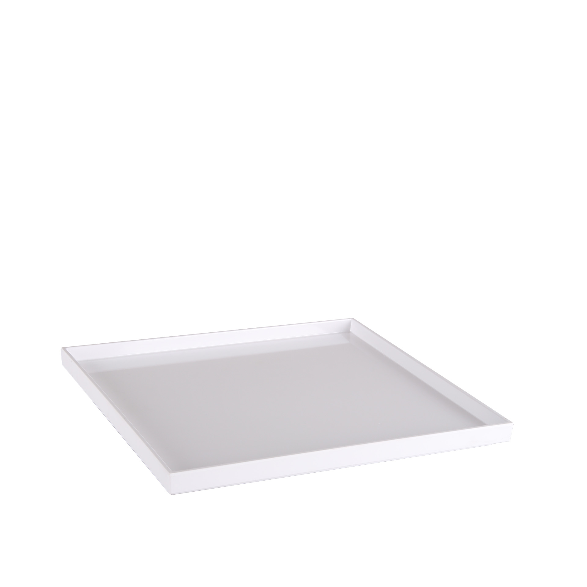 Bandeja Melamina Asia Plus Retangular Branca 35.4X32.5cm