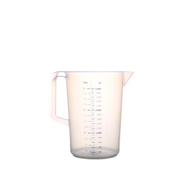 Copo Medidor com Pega Redondo 3000ml 17.5X21cm