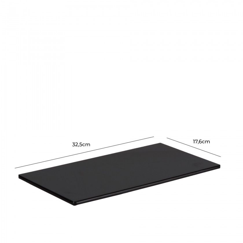 Bandeja Melamina Tablett Aps Gn1/3 Preta 32.5X17.6X1.5cm Bandeja Melamina Tablett Aps Gn1/3 Preta 32.5X17.6X1.5cm
