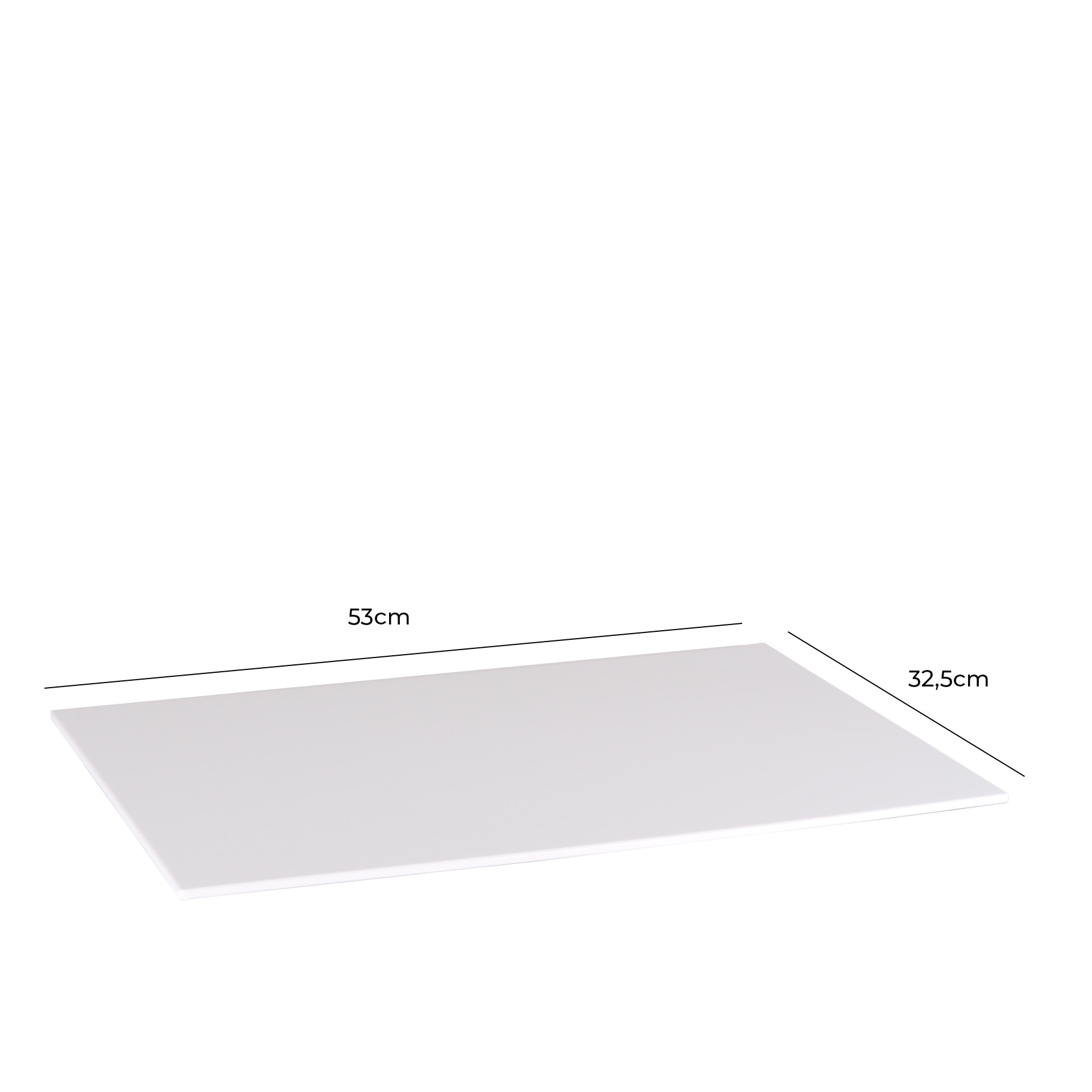 Bandeja Gn 1/1 Tablett Branca 53X32.5X1.5cm