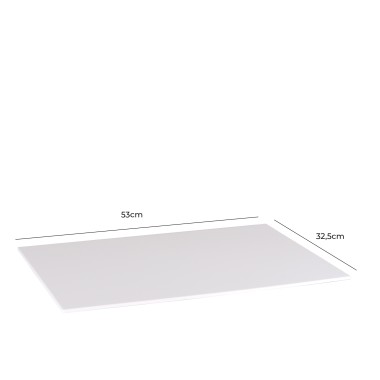 Bandeja Gn 1/1 Tablett Branca 53X32.5X1.5cm