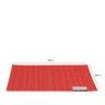 Individual Mesa Pvc Vermelho 45X33cm