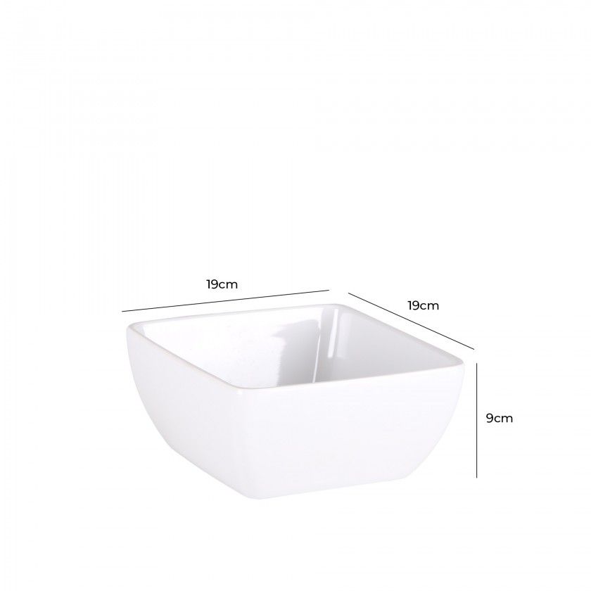Taa Melamina Pure Quadrada 19X19X9cm