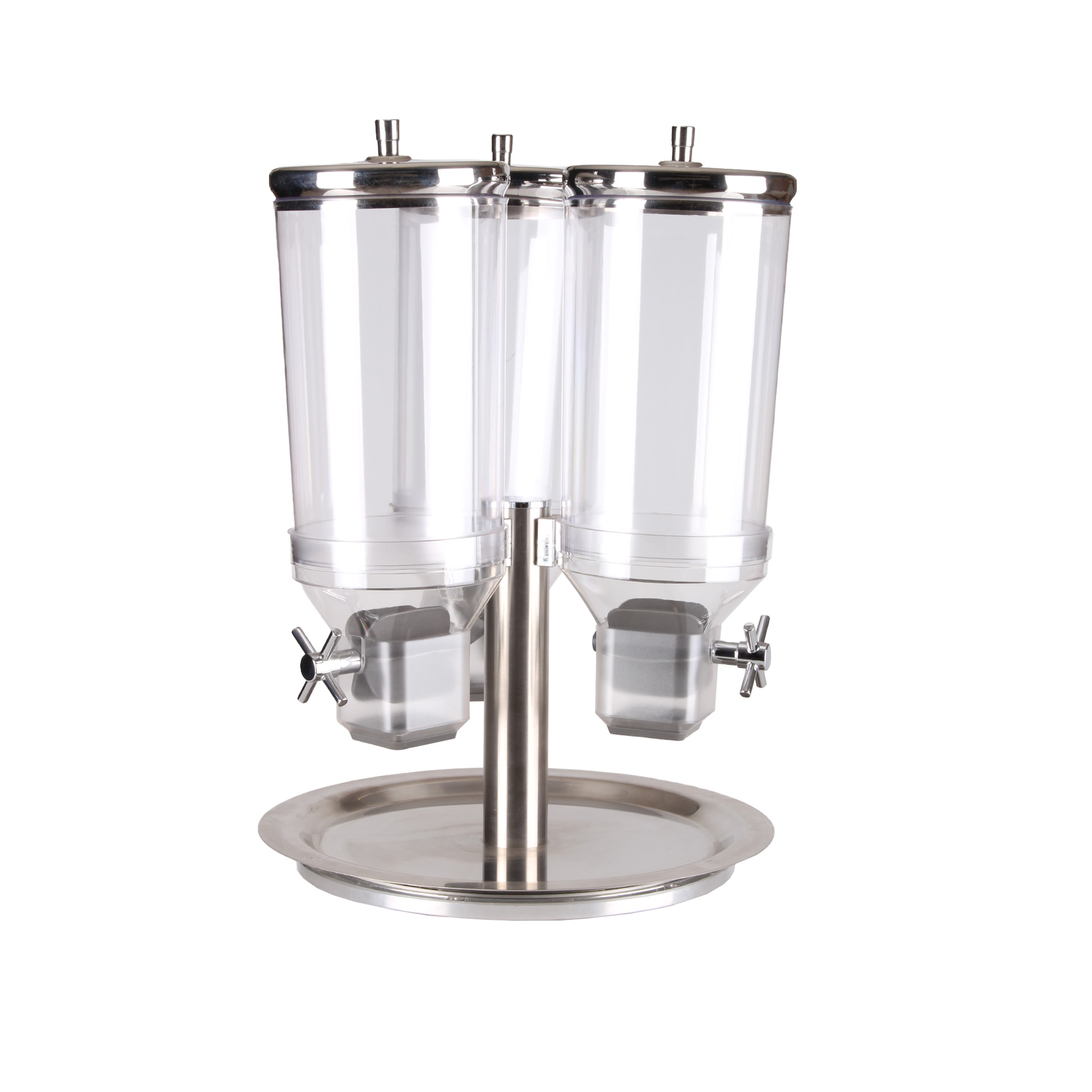 Dispensador Cereais Triplo Rotativo 3X4500ml