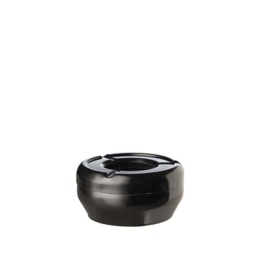 Cinzeiro Água Melamina Preto 10cm