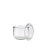 Frasco Vidro com Tampa 580ml 11X9cm Pack 6 Frasco Vidro com Tampa 580ml 11X9cm Pack 6