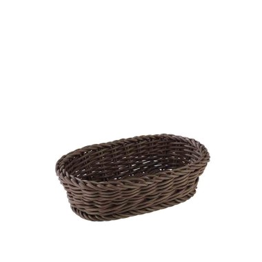 Cesto Profi Line Oval Castanho 12X19X6cm