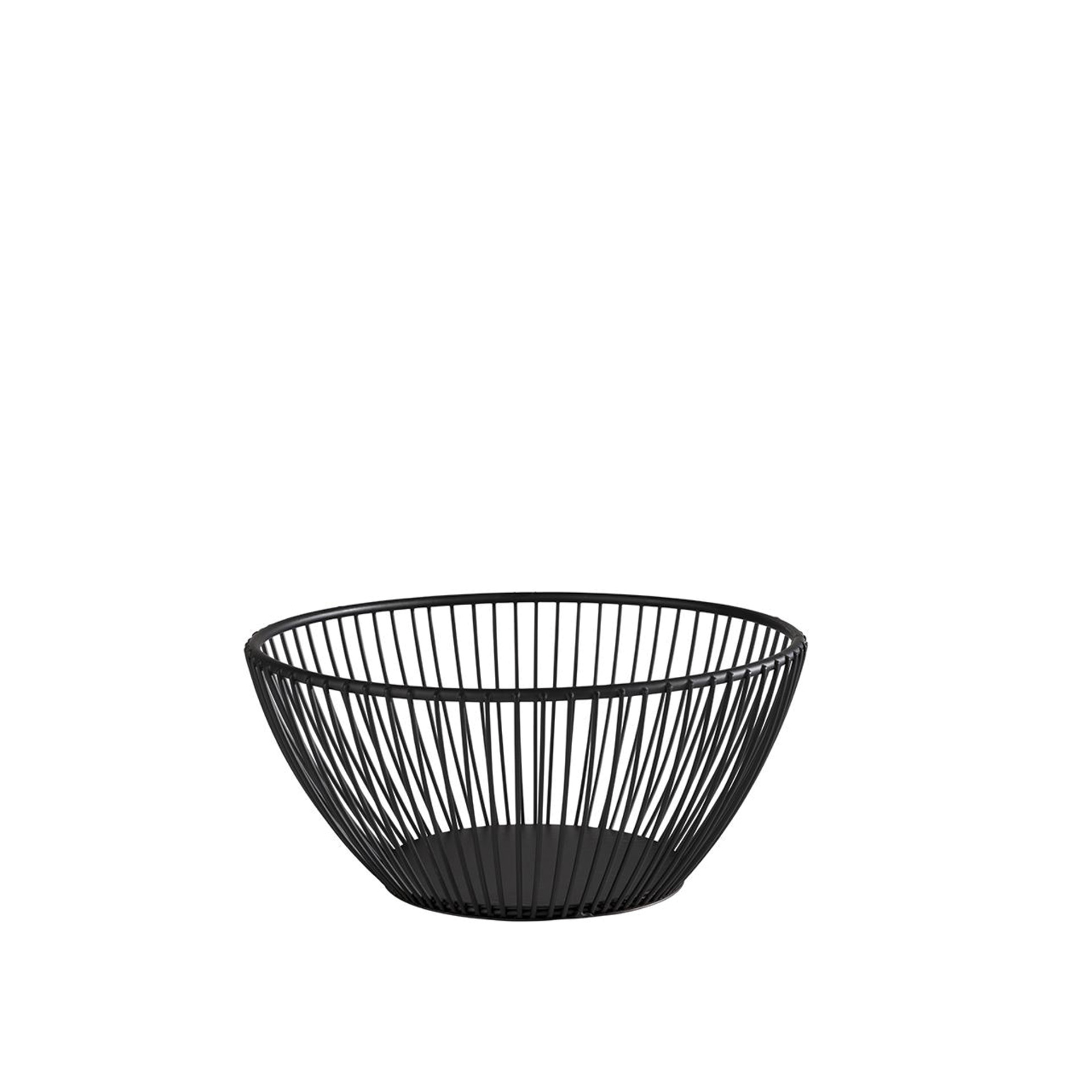 Cesto Metal Svart Preto 17.5X8cm