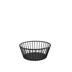 Cesto Metal Urban Redondo Preto 17X7cm Cesto Metal Urban Redondo Preto 17X7cm
