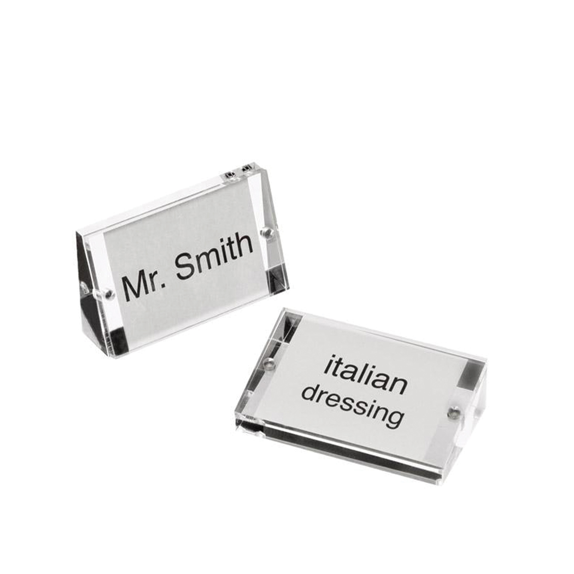 Porta Cartão Acrílico Weck 9X3X5.5cm Pack 2