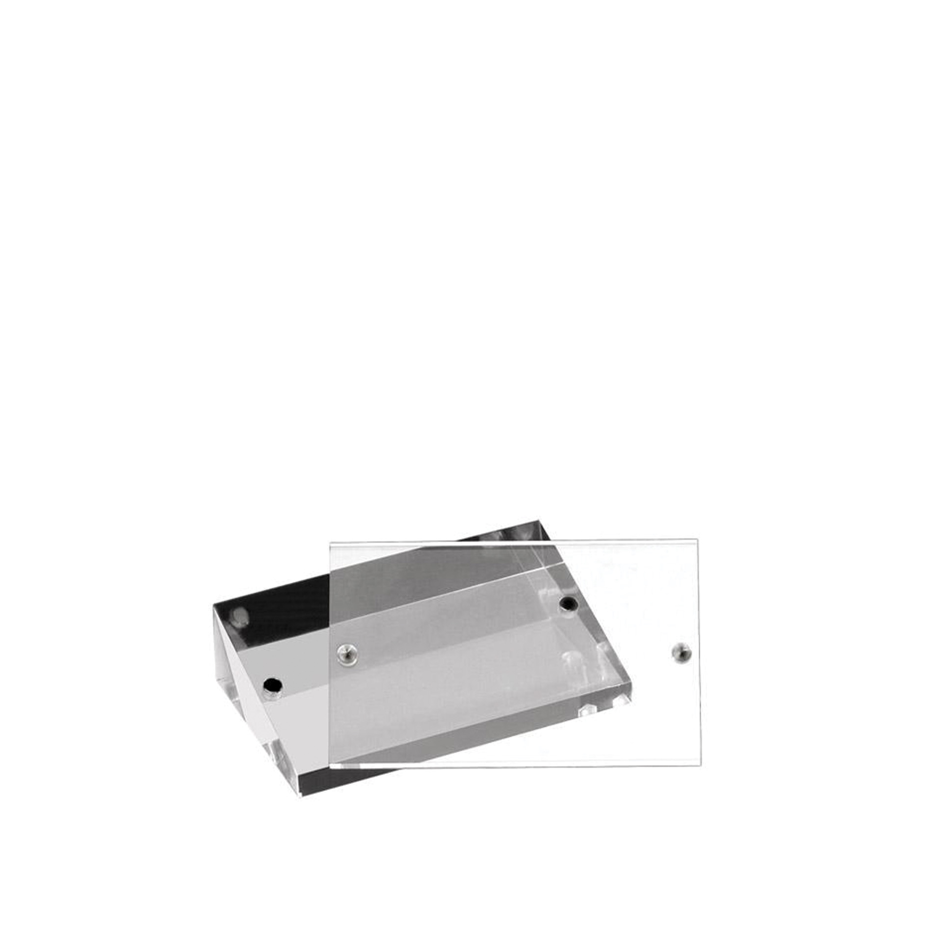 Porta Cartão Acrílico Weck 9X3X5.5cm Pack 2