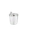 Copo Vidro com Tampa Inox 580ml 11X11cm Pack 2 Copo Vidro com Tampa Inox 580ml 11X11cm Pack 2