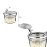 Copo Vidro com Tampa Inox 370ml 11X7.5cm Pack 2 Copo Vidro com Tampa Inox 370ml 11X7.5cm Pack 2