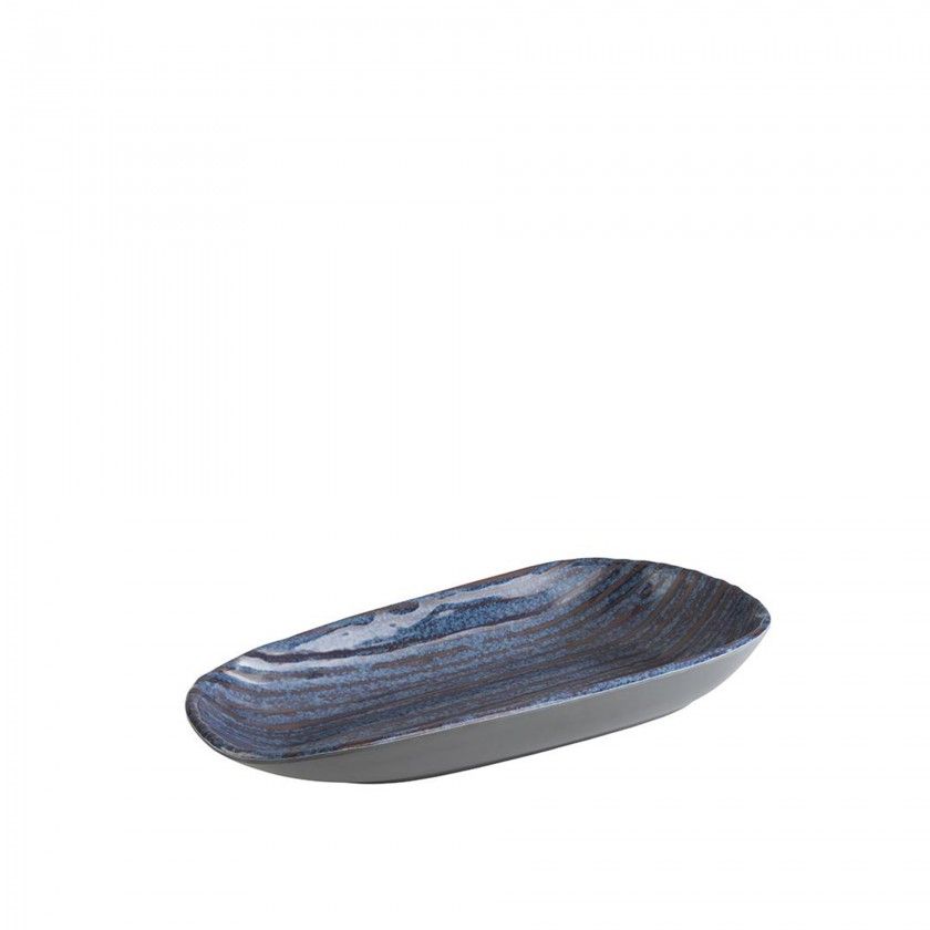Tigela Melamina Loops Oval 34X15.5X4cm