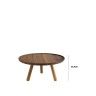 Suporte Madeira Accia Buffet 30.5cm