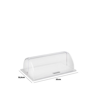 Camp�nula Policarbonato Gn 1/1 53X32.5cm