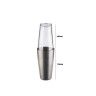 Conjunto Shaker Inox Boston 700ml + Copo Vidro 400ml