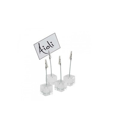 Suporte Mesa Pl�stico com Cart�o Pack 4