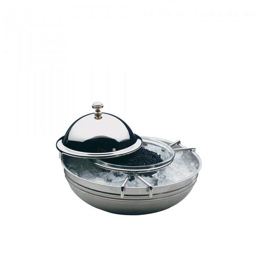 Refrigerador Caviar Inox Redondo 18cm