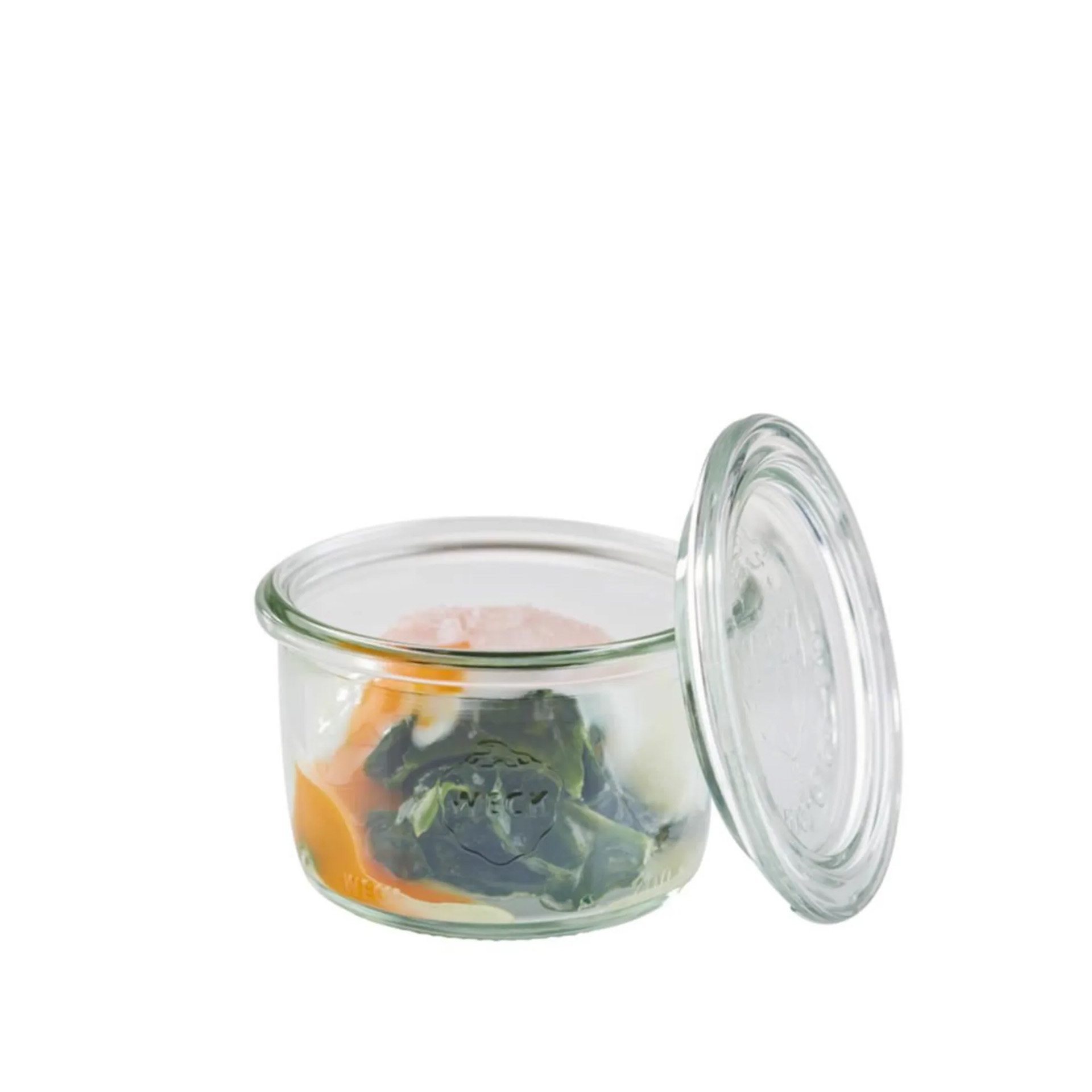 Frasco Vidro Weck com Tampa 200ml 9X6cm Pack 12