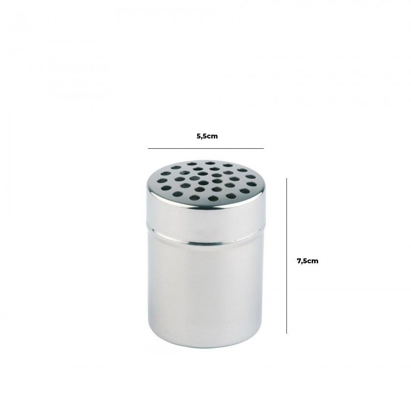 Doseador Especiarias Inox 5.5X7.5cm Doseador Especiarias Inox 5.5X7.5cm