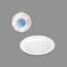 Prato Pl�stico Reutiliz�vel Raso Branco 20.5cm Pack 25
