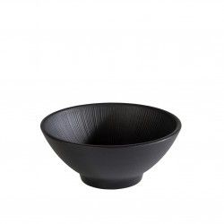 Tigela Melamina Nero Preta 16X6.5cm