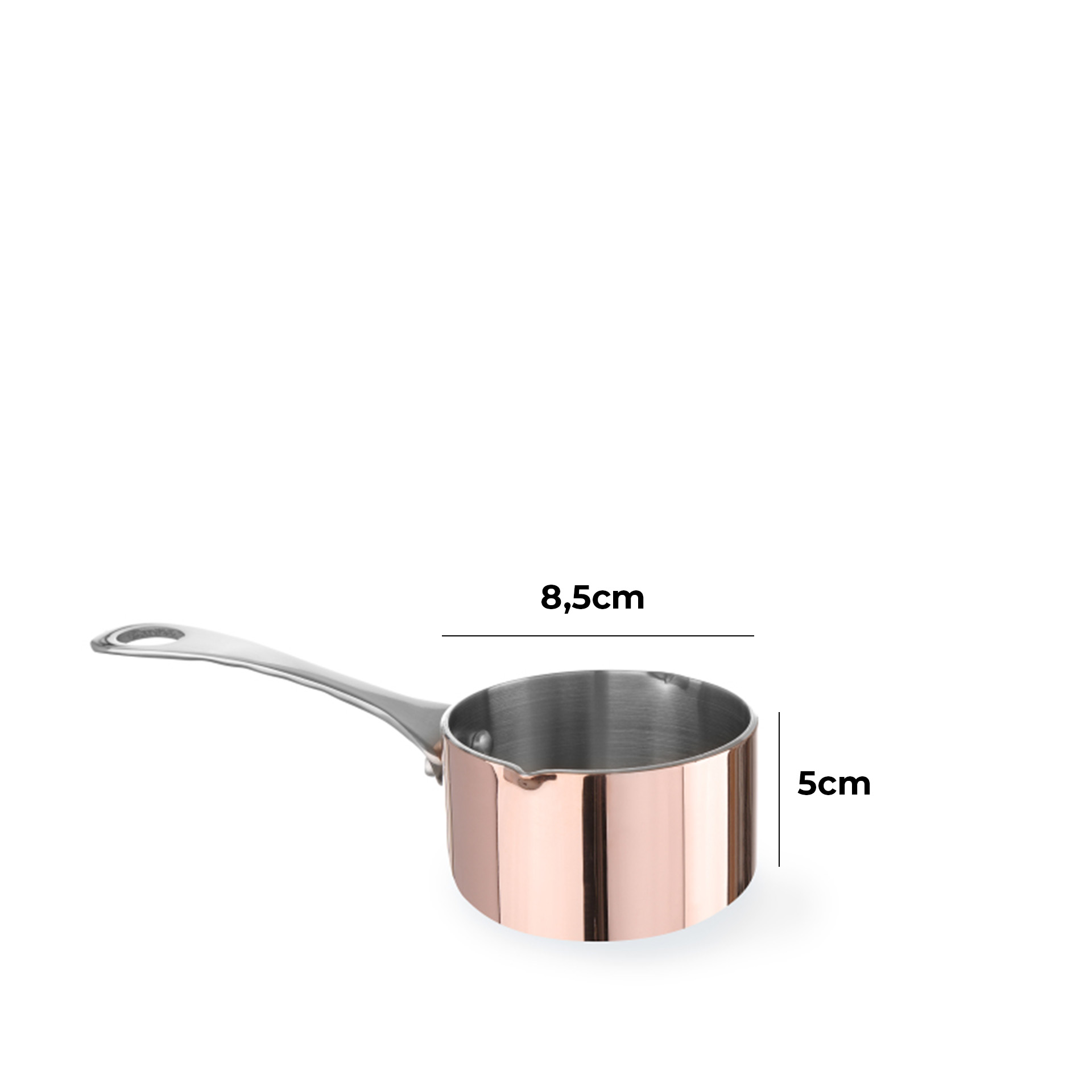 Panela para Molho com Bico Cobre