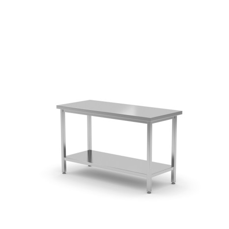 Mesa de Trabalho A�o Inoxid�vel Prateado - Image product