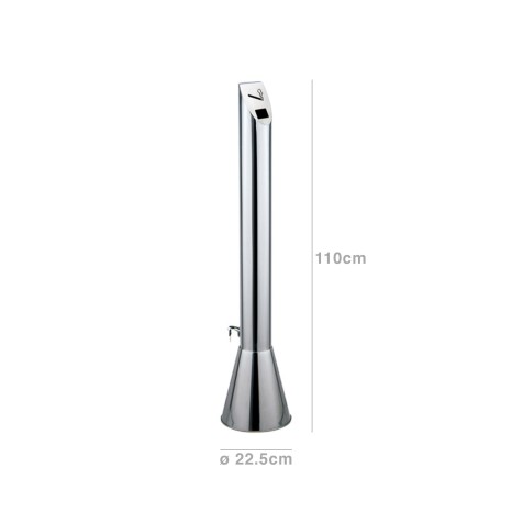 Cinzeiro Exterior Inox 22.5X110CM - Image product