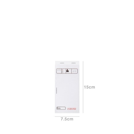 Bloco Pedidos Autocopiativo para Empregado Mesa 7.5X15CM Pack 10 - Image product