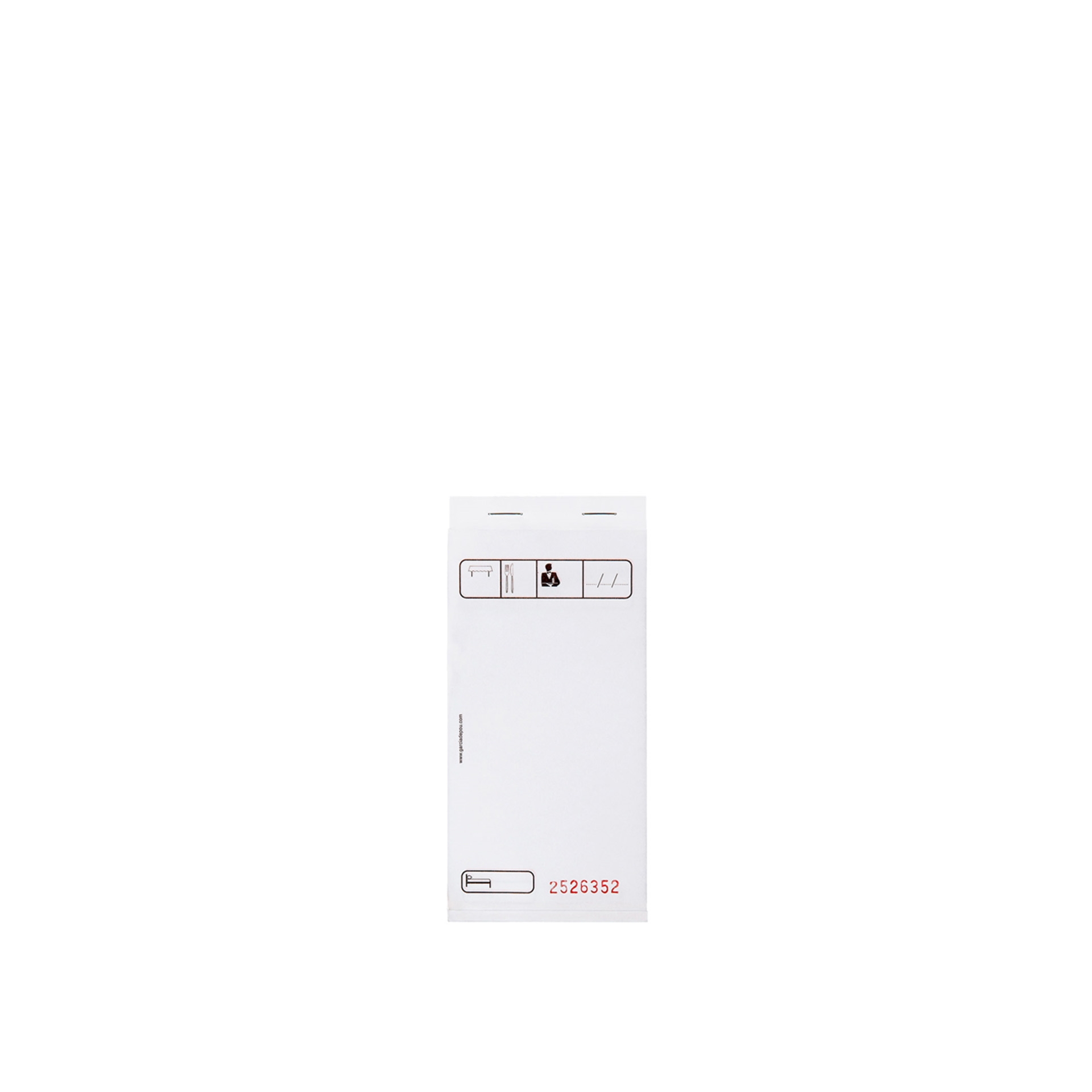 Bloco Pedidos Autocopiativo para Empregado Mesa 7.5X15CM Pack 10
